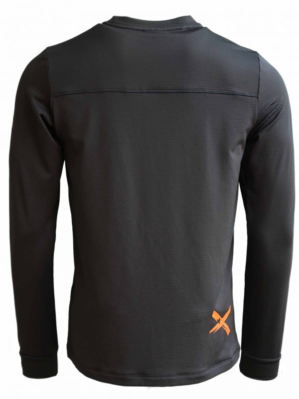 M30201-1000_Crewz_PBlack_back Crewz Round Neck Shirt LS Men