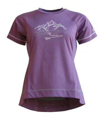 W10352-4010_PureFlowz Eco Shirt SS_Berry_front W10352-4010_PureFlowz Eco Shirt SS_Berry_front